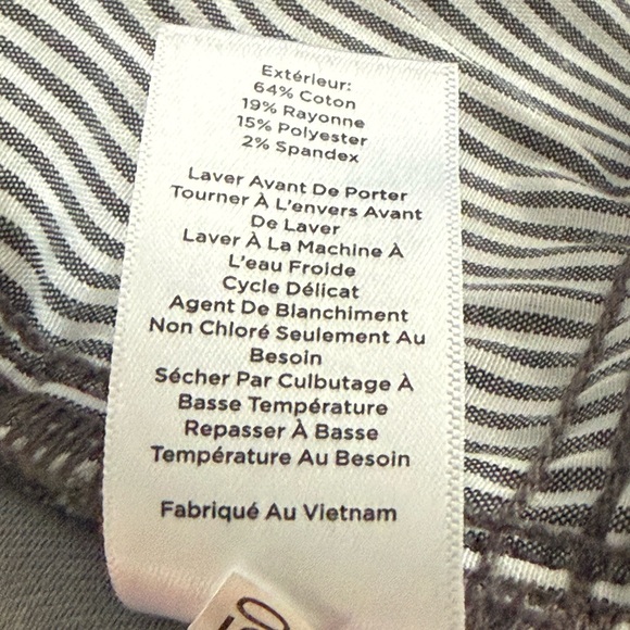 Talbots Gray Patterned Jeggings - Picture 8 of 11